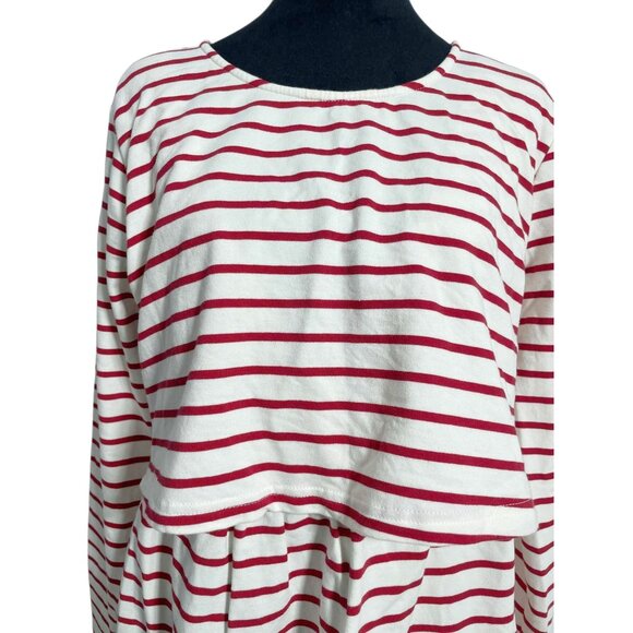 Seraphine Size Maternity Medium  Top Blouse Long Sleeve Breast Feeding Friendly - Picture 2 of 9